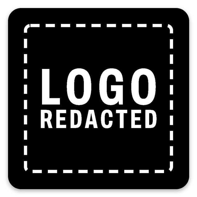 Logo redacted square patch