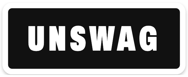 Unswag black bar sticker